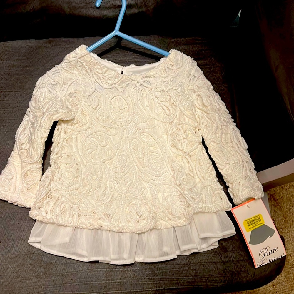 Rare Editions, off White/cream color, size 18 months